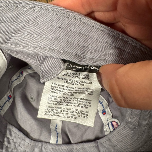 Champion Men's Gray Our Father Dad Adjustable Cap - Picture 5 of 5